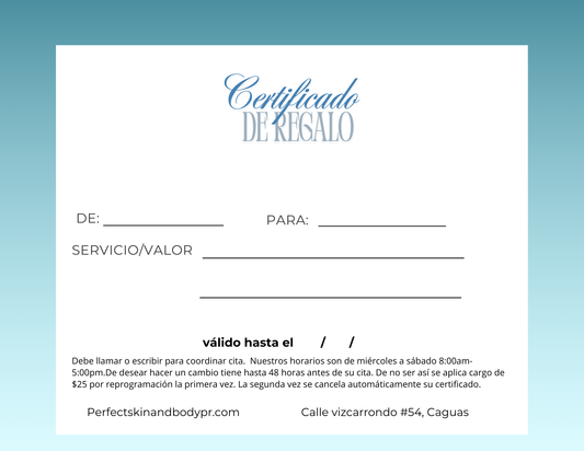 TARJETA DE REGALO